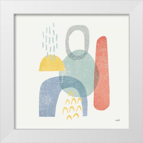 Milo II White Modern Wood Framed Art Print by Hershey, Moira