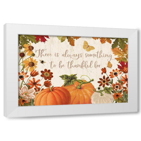 Fall Garden I White Modern Wood Framed Art Print by Pertiet, Katie