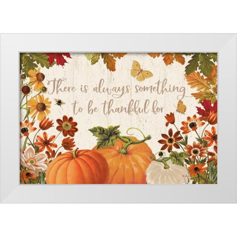 Fall Garden I White Modern Wood Framed Art Print by Pertiet, Katie