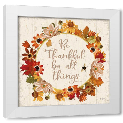 Fall Garden IV White Modern Wood Framed Art Print by Pertiet, Katie