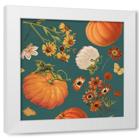 Fall Garden Step 01B White Modern Wood Framed Art Print by Pertiet, Katie