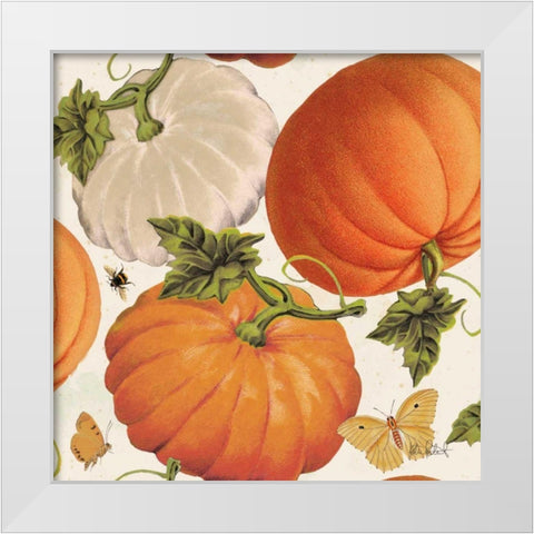 Fall Garden Step 03A White Modern Wood Framed Art Print by Pertiet, Katie