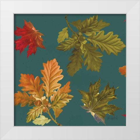 Fall Garden Step 04B White Modern Wood Framed Art Print by Pertiet, Katie
