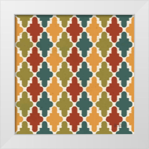 Fall Garden Step 07 White Modern Wood Framed Art Print by Pertiet, Katie