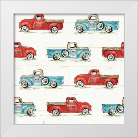 Down on the Farm Step 03 White Modern Wood Framed Art Print by Tavoletti, Anne