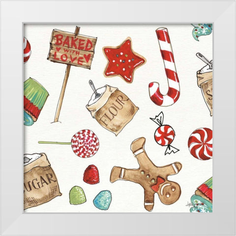 Baked with Love Step 01A White Modern Wood Framed Art Print by Tavoletti, Anne