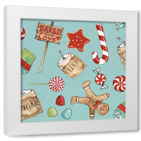 Baked with Love Step 01B White Modern Wood Framed Art Print by Tavoletti, Anne