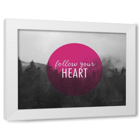 Bold Adventures II v2 White Modern Wood Framed Art Print by Marshall, Laura