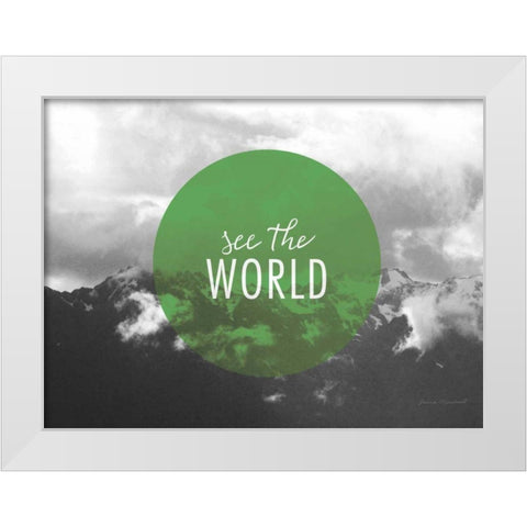 Bold Adventures III v2 White Modern Wood Framed Art Print by Marshall, Laura