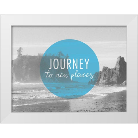 Bold Adventures V v2 White Modern Wood Framed Art Print by Marshall, Laura