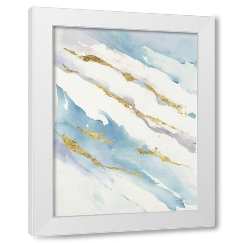 Drift v2 White Modern Wood Framed Art Print by Schick, Mike