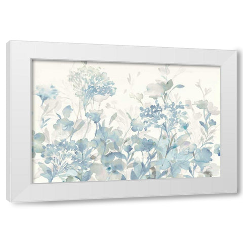 Translucent Garden Cool Crop White Modern Wood Framed Art Print by Nai, Danhui