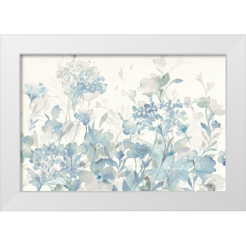 Translucent Garden Cool Crop White Modern Wood Framed Art Print by Nai, Danhui