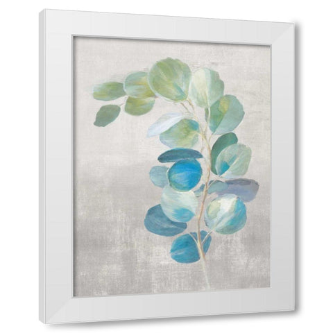 Fresh II Gray White Modern Wood Framed Art Print by Nai, Danhui