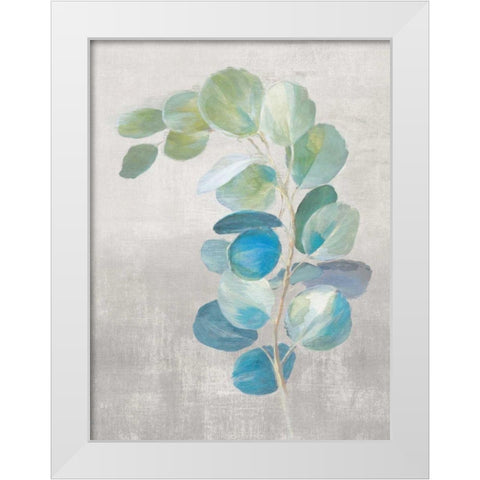 Fresh II Gray White Modern Wood Framed Art Print by Nai, Danhui