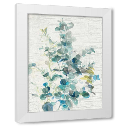 Eucalyptus IV Vintage White Modern Wood Framed Art Print by Nai, Danhui