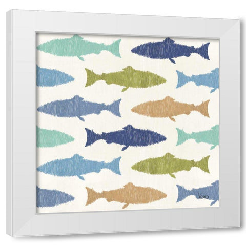 Otomi Lake Step 05A White Modern Wood Framed Art Print by Charron, Veronique