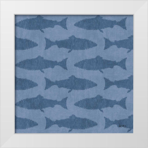 Otomi Lake Step 05B White Modern Wood Framed Art Print by Charron, Veronique