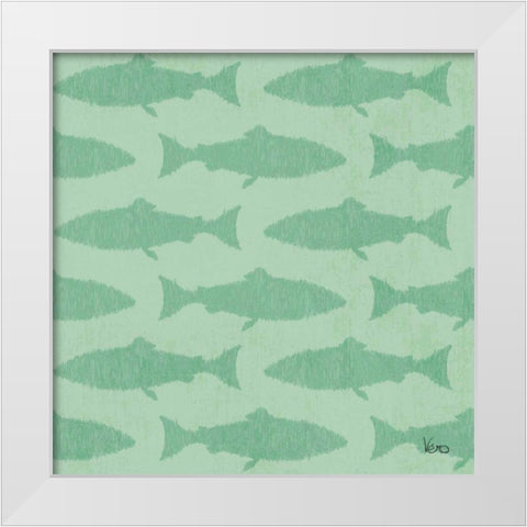 Otomi Lake Step 05C White Modern Wood Framed Art Print by Charron, Veronique