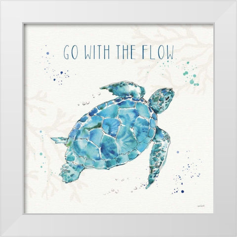 Deep Sea IV White Modern Wood Framed Art Print by Tavoletti, Anne