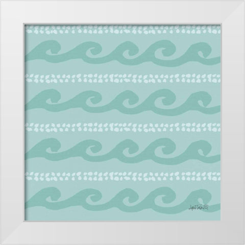 Deep Sea Step 02C White Modern Wood Framed Art Print by Tavoletti, Anne
