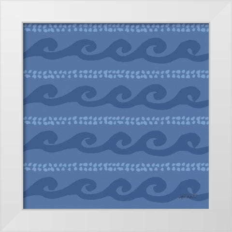 Deep Sea Step 02D White Modern Wood Framed Art Print by Tavoletti, Anne