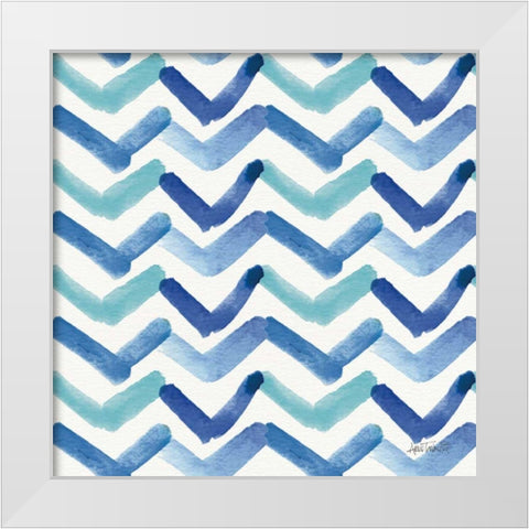 Deep Sea Step 04 White Modern Wood Framed Art Print by Tavoletti, Anne