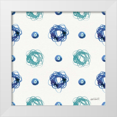 Deep Sea Step 07A White Modern Wood Framed Art Print by Tavoletti, Anne