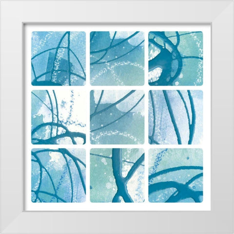 Underwater White Modern Wood Framed Art Print by Hershey, Moira