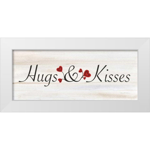 Rustic Valentine Saying III White Modern Wood Framed Art Print by McKenna, Kathleen Parr
