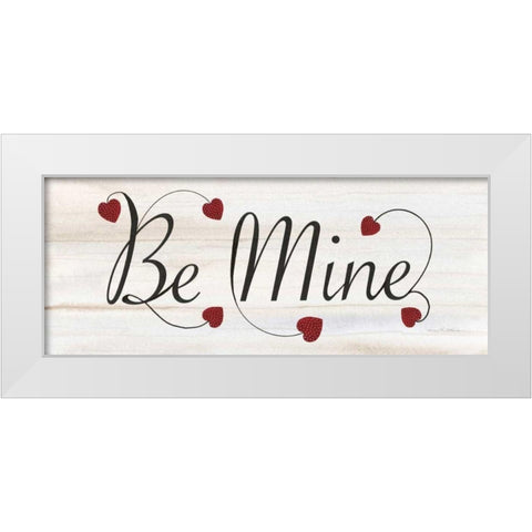Rustic Valentine Saying IV White Modern Wood Framed Art Print by McKenna, Kathleen Parr