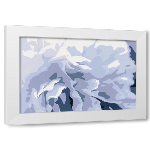 Peony Delight White Modern Wood Framed Art Print by Hershey, Moira