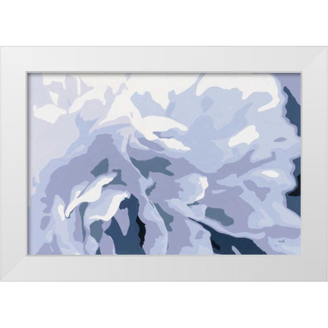 Peony Delight White Modern Wood Framed Art Print by Hershey, Moira