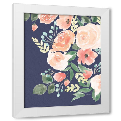 Blooming Delight II White Modern Wood Framed Art Print by Jackson, Jenaya