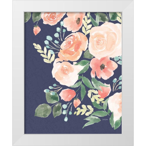Blooming Delight II White Modern Wood Framed Art Print by Jackson, Jenaya