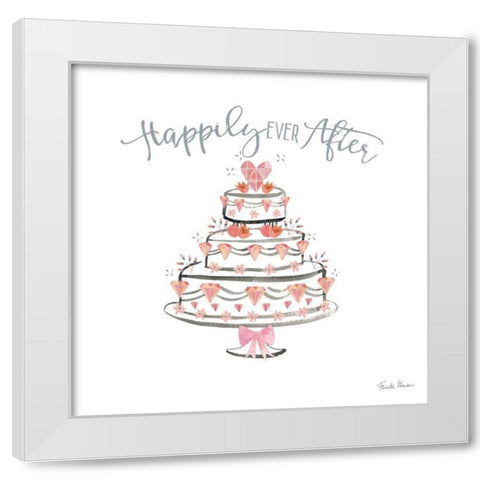 It Takes Two VIII White Modern Wood Framed Art Print by Zaman, Farida