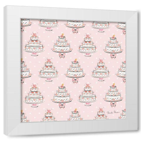 It Takes Two Step 03B White Modern Wood Framed Art Print by Zaman, Farida