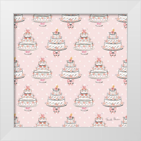 It Takes Two Step 03B White Modern Wood Framed Art Print by Zaman, Farida