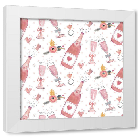 It Takes Two Step 06A White Modern Wood Framed Art Print by Zaman, Farida