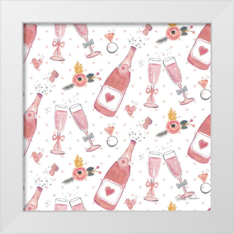 It Takes Two Step 06A White Modern Wood Framed Art Print by Zaman, Farida