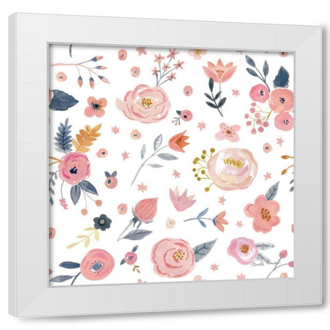 It Takes Two Step 07A White Modern Wood Framed Art Print by Zaman, Farida