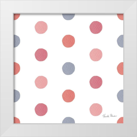 It Takes Two Step 08A White Modern Wood Framed Art Print by Zaman, Farida