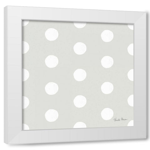 It Takes Two Step 08C White Modern Wood Framed Art Print by Zaman, Farida