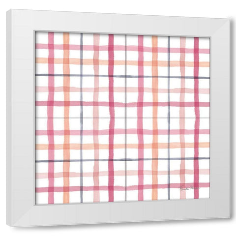 It Takes Two Step 10 White Modern Wood Framed Art Print by Zaman, Farida