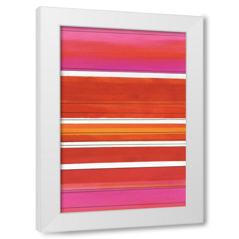 Some Like it Hot White Modern Wood Framed Art Print by Rhue, Piper