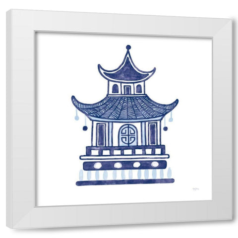 Everyday Chinoiserie II White Modern Wood Framed Art Print by Urban, Mary