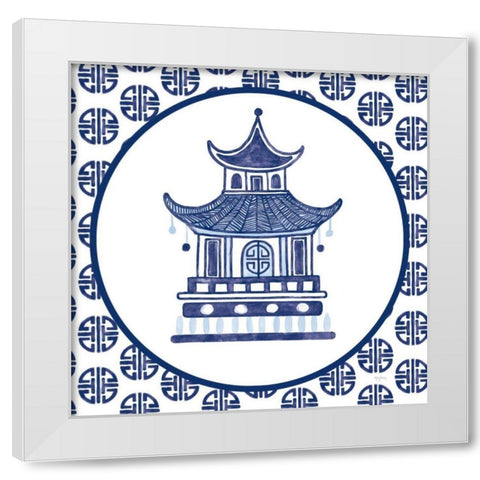 Everyday Chinoiserie VI White Modern Wood Framed Art Print by Urban, Mary