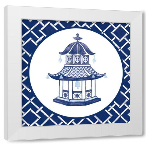 Everyday Chinoiserie VII White Modern Wood Framed Art Print by Urban, Mary