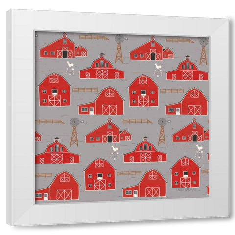 Country Roads Step 03C White Modern Wood Framed Art Print by Marshall, Laura