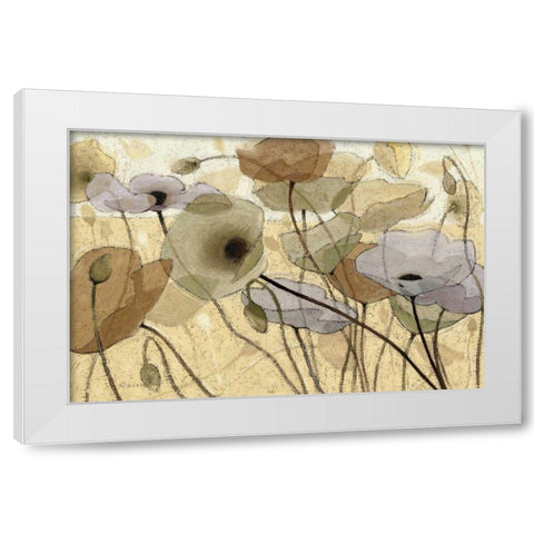 Fluidity IV - WAG White Modern Wood Framed Art Print by Novak, Shirley